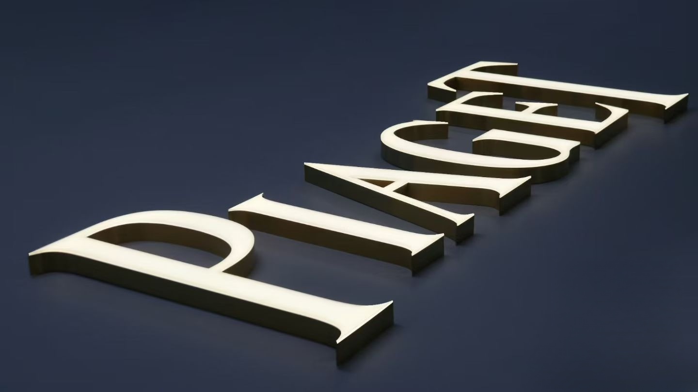 Custom Trimless Front Lit Channel Letters for Storefront Signs